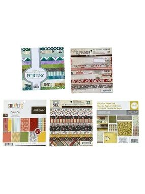 Paper Pad (Bundle of 5) 6"x6" Pads